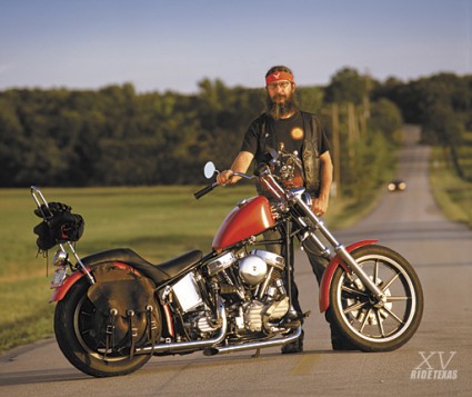 Dexter's "That's me" bike from the RIDE TEXAS® Texas RoadRunner Series, by Daniel Peirce, Trick Photography.