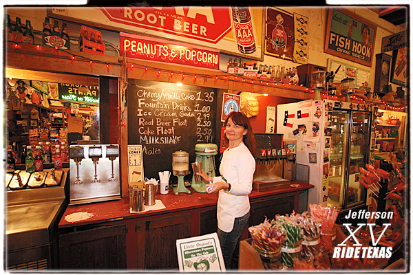 If you're looking for a romantic Valentine's ride, may we suggest Jefferson, Texas? After riding the twisties in the area, you can share a real root beer float with your sweetie at the Jefferson General Store.  Win-win.