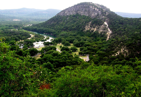 One of the iconic Texas images, overlooking "Old Baldy" at Garner State Park near Concan. You can create your own iconic image and enter it in the TPWD photo contest. Photograph is © Texas Parks and Wildlife Department