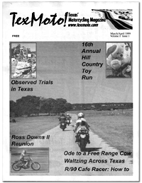 The first issue, then named TEXMOTO, was published March of 1999.