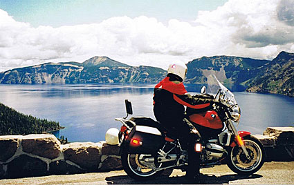 Crater Lake in Crater Lake National Park, Oregon. Photograph by Mary Wiley.